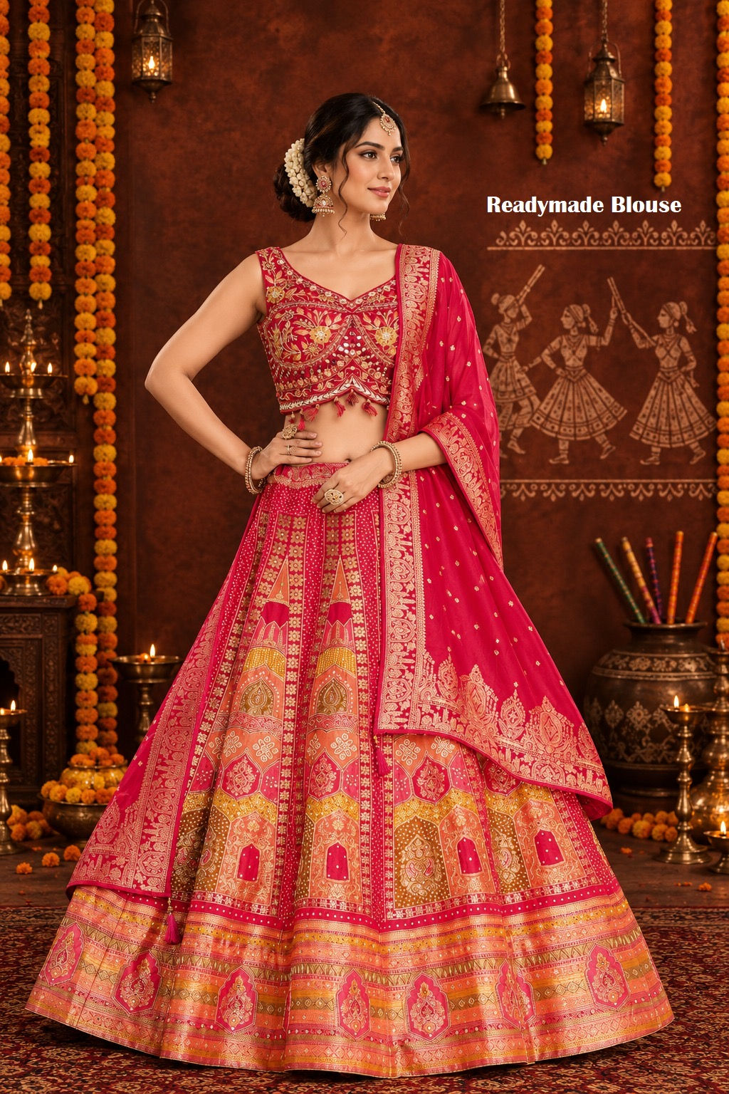 Embroidered Lehenga Choli