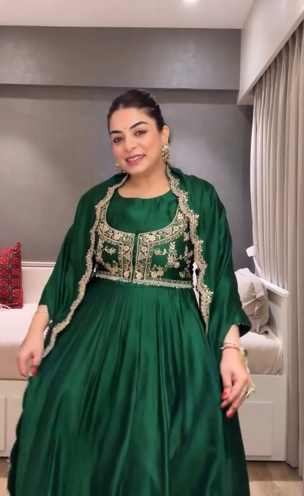 Thumbnail: GOWN AND DUPPTA 