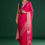 Thumbnail: Rani Pink Dola Silk Saree With Woven Border And Pallu