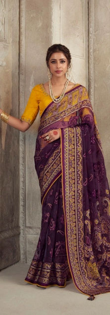indian wedding saree with blouse