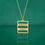 Thumbnail: Personalised Double Name Rectangle Pendant - S35928