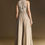 Thumbnail: Warm Grey Indowestern Jumpsuit With Cut Dana And Sequin Embroidery