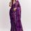 Thumbnail: Purple Dola Silk Saree With Gota Patti Woven Motif