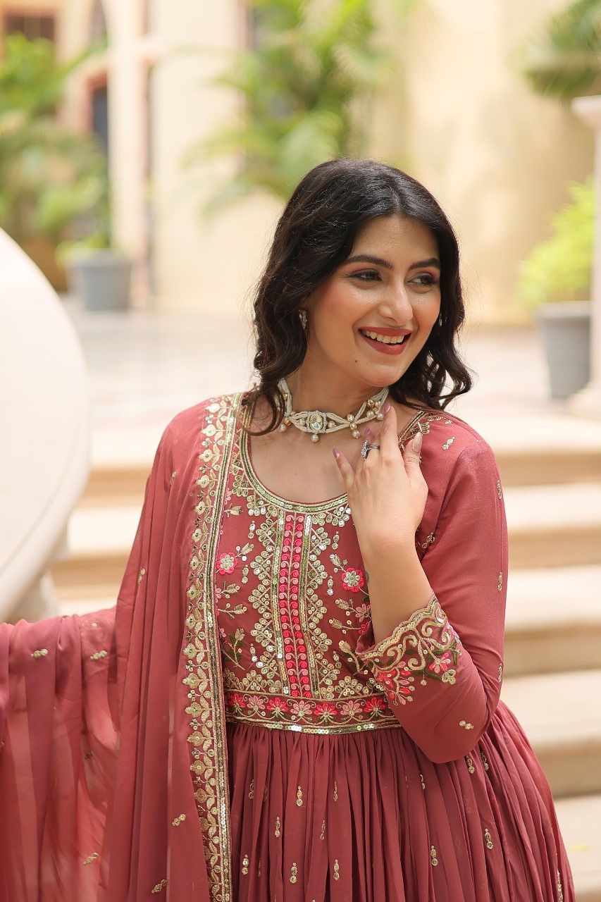 Thumbnail: GOWN DUPPTA AND SHARAAH 