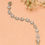 Thumbnail: 92.5 Silver Fancy Diamond Tennis Bracelet By Treszuri L1477