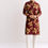 Thumbnail: Red Maroon Silk Kurta Set With Floral Print