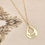 Thumbnail: Personalised Waterdrop 2 Names Pendant - S35925