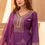 Thumbnail: Rich Plum Palazzo Suit Set