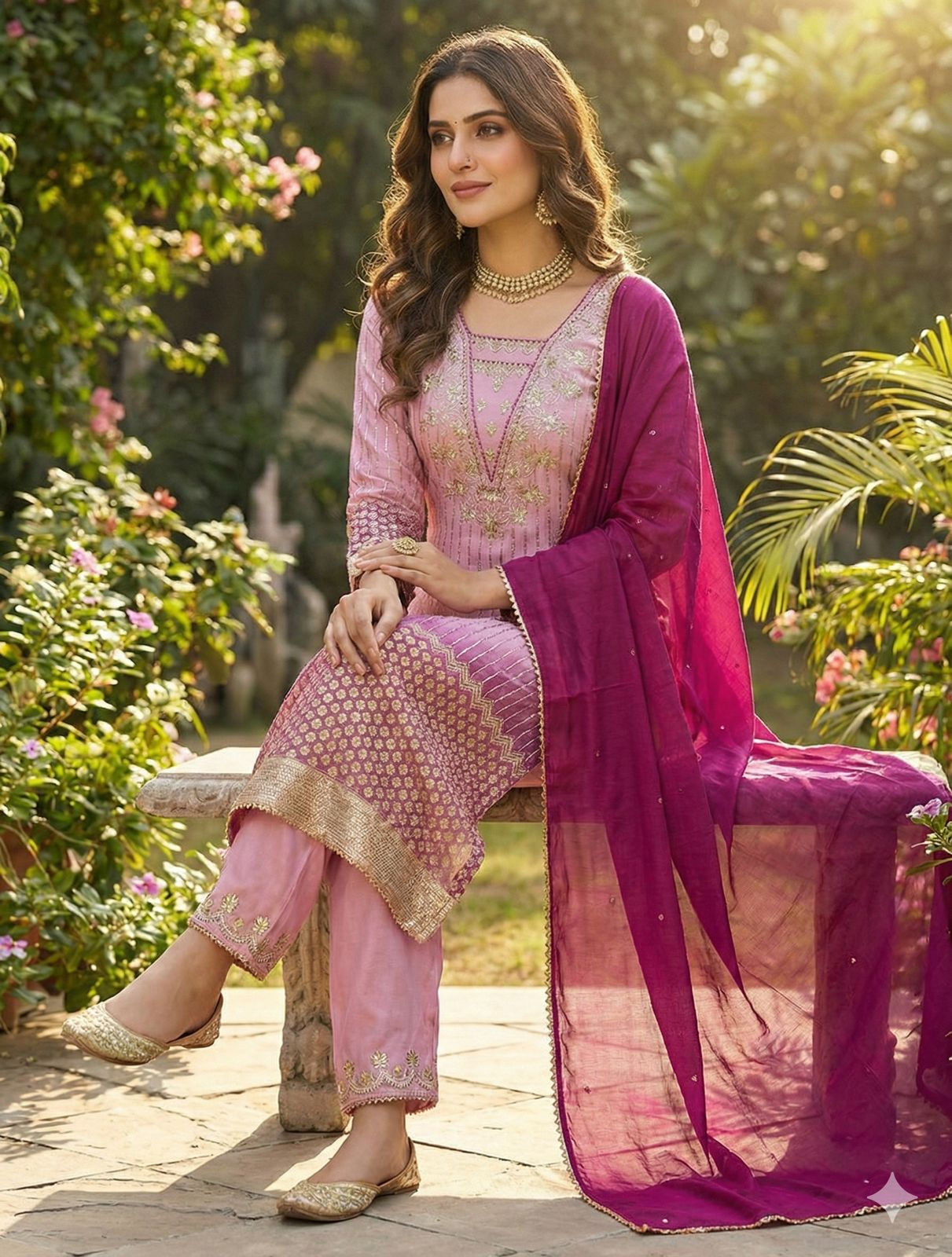 CHINON SILK SUIT