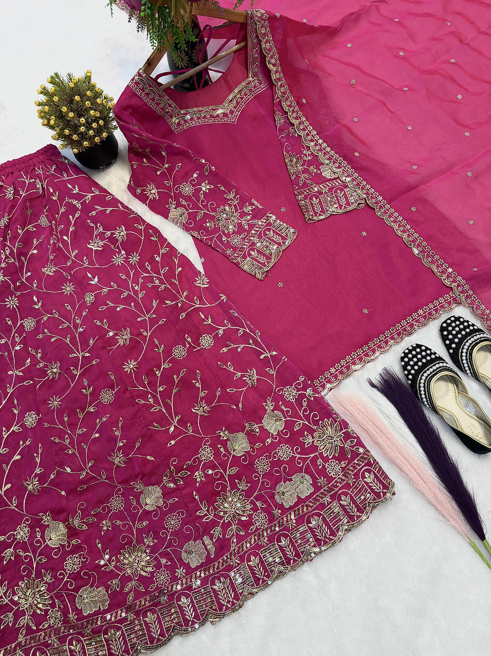 Thumbnail: FENDY/LAVA/SHEESHA SILK OUTFIT 