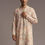 Thumbnail: Beige Linen Printed Kurta Set For Men With Embroidery