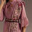 Thumbnail: Lilac Zardosi Motif Kurta Dupatta Belt Set