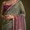 Thumbnail: Triple Toned Tissue Sequins Saree