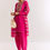 Thumbnail: Pink Chinon Kurta Set With Zardosi And Cutdana Dupatta
