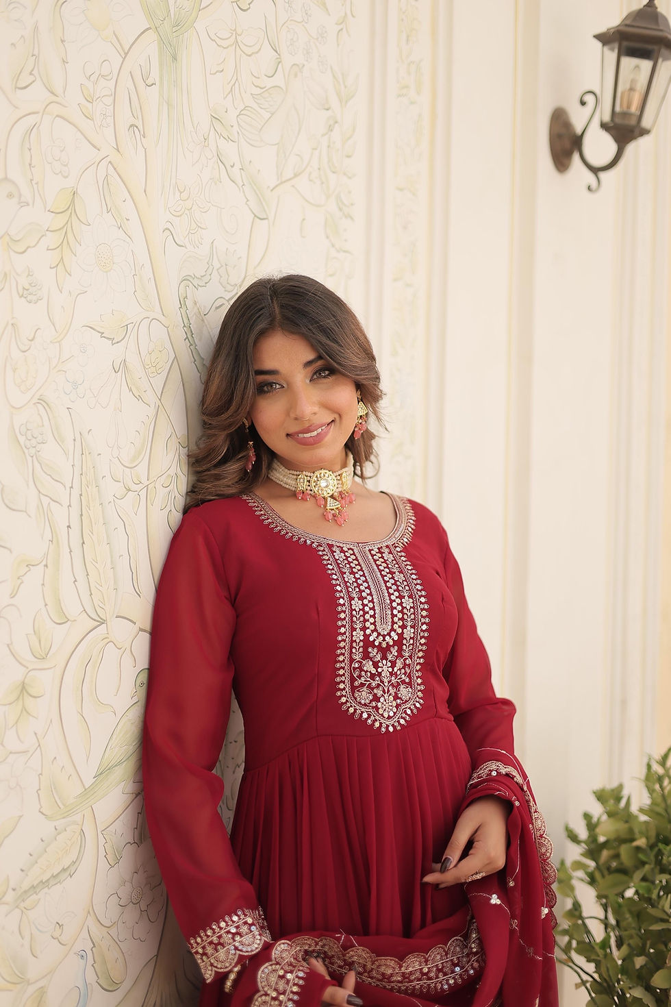Thumbnail: CHIFFON GOWN AND DUPPTA 