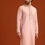 Thumbnail: Light Pink Hand Embroidered Kurta And Pant Set