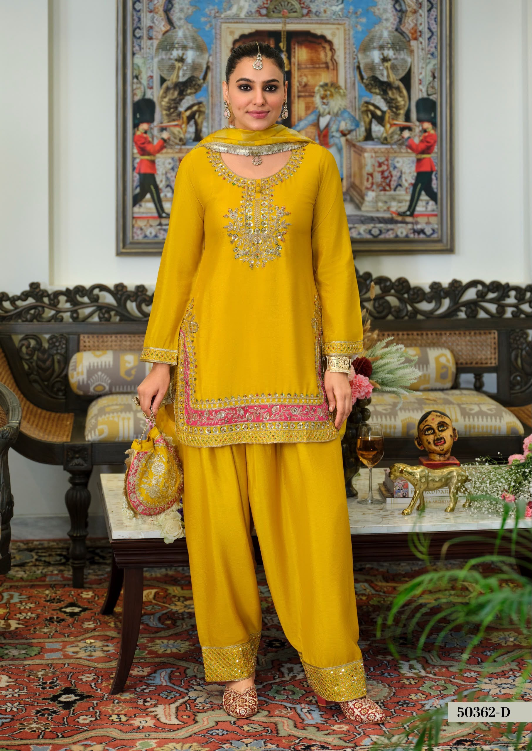 Chinnon Salwar Kameez Set