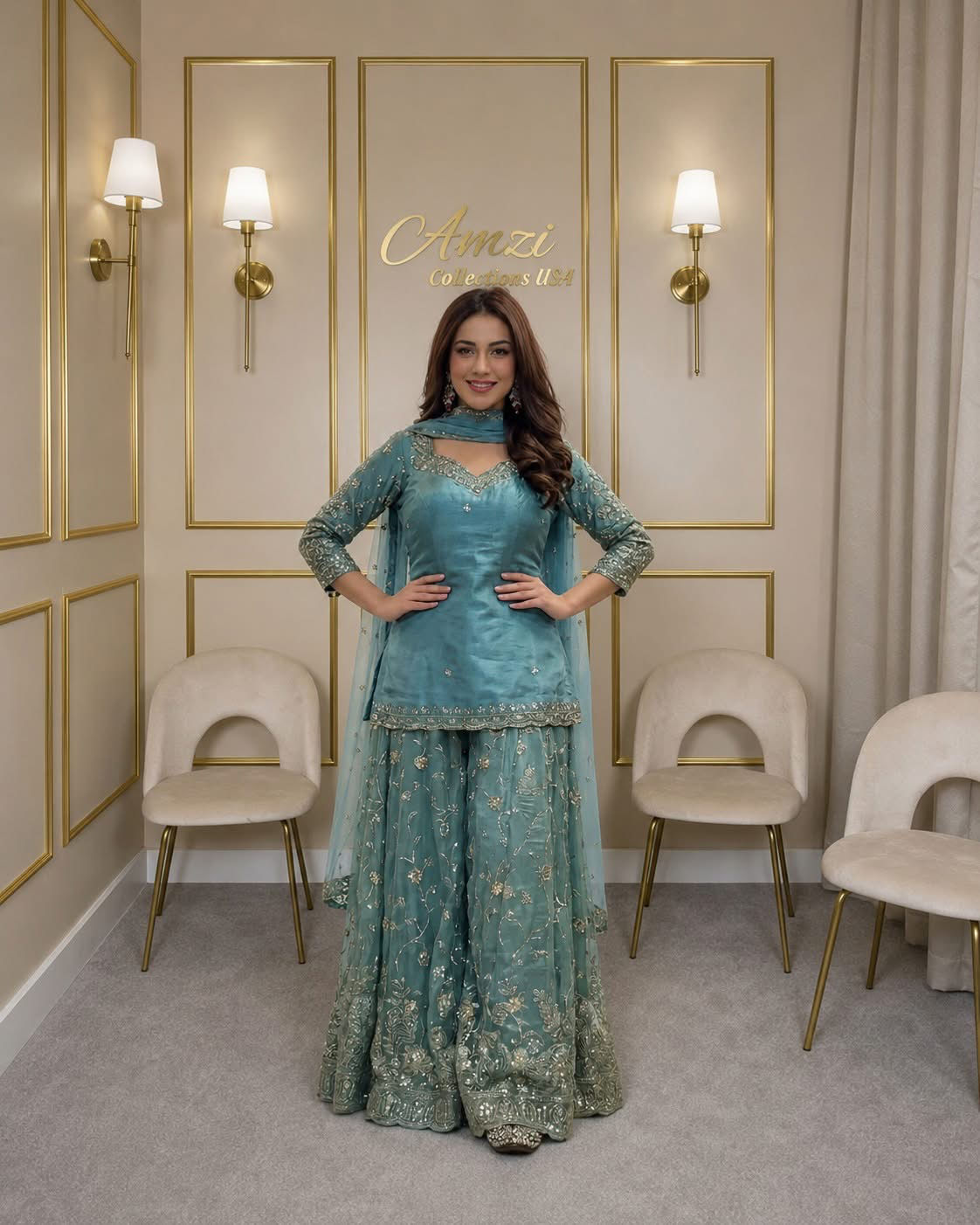 FENDY/LAVA/SHEESHA SILK OUTFIT