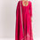 Thumbnail: Pink Weave Silk Anarkali Suit With Dupatta