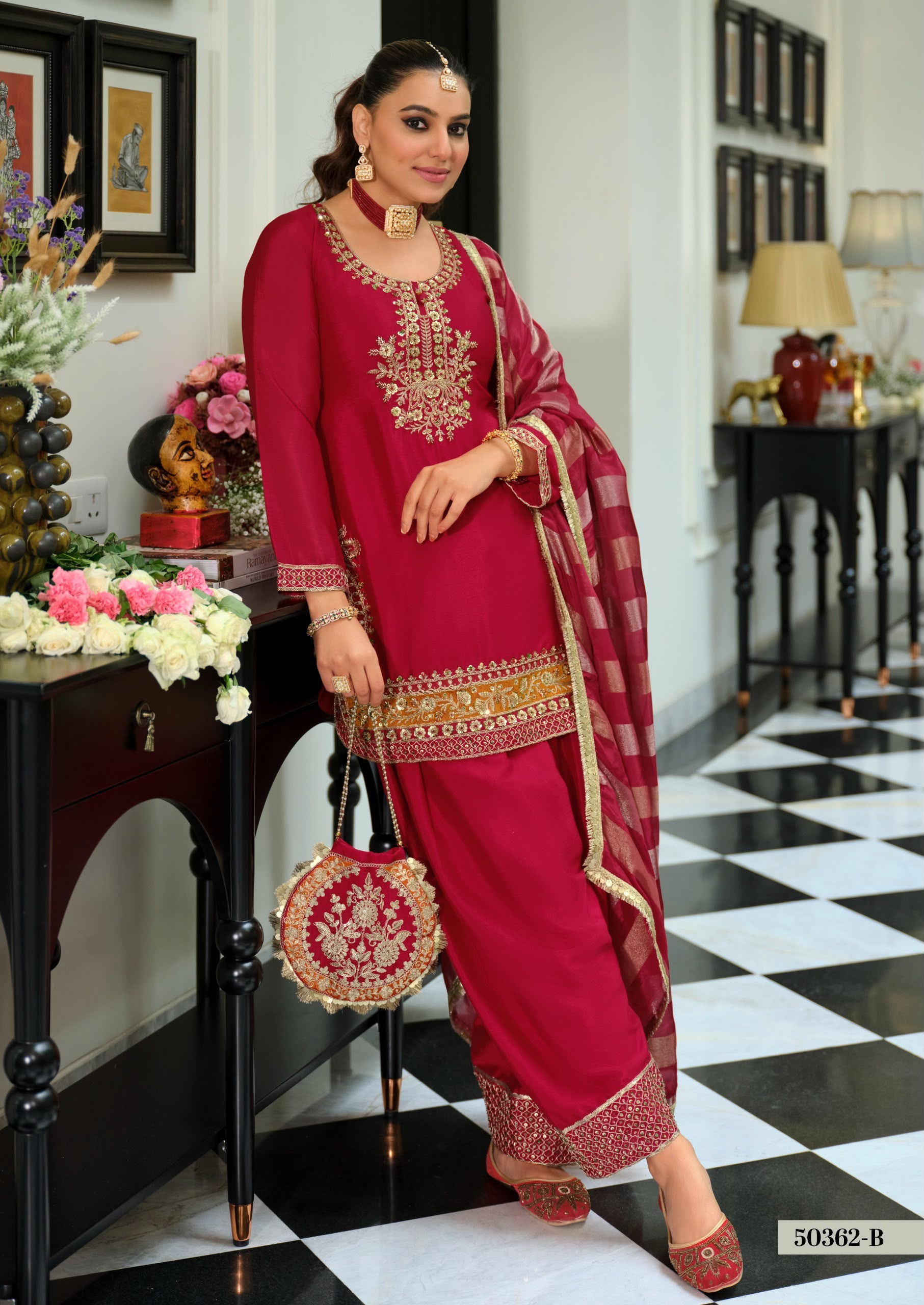 Chinnon Salwar Kameez Set