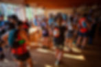 Runners at race HQ