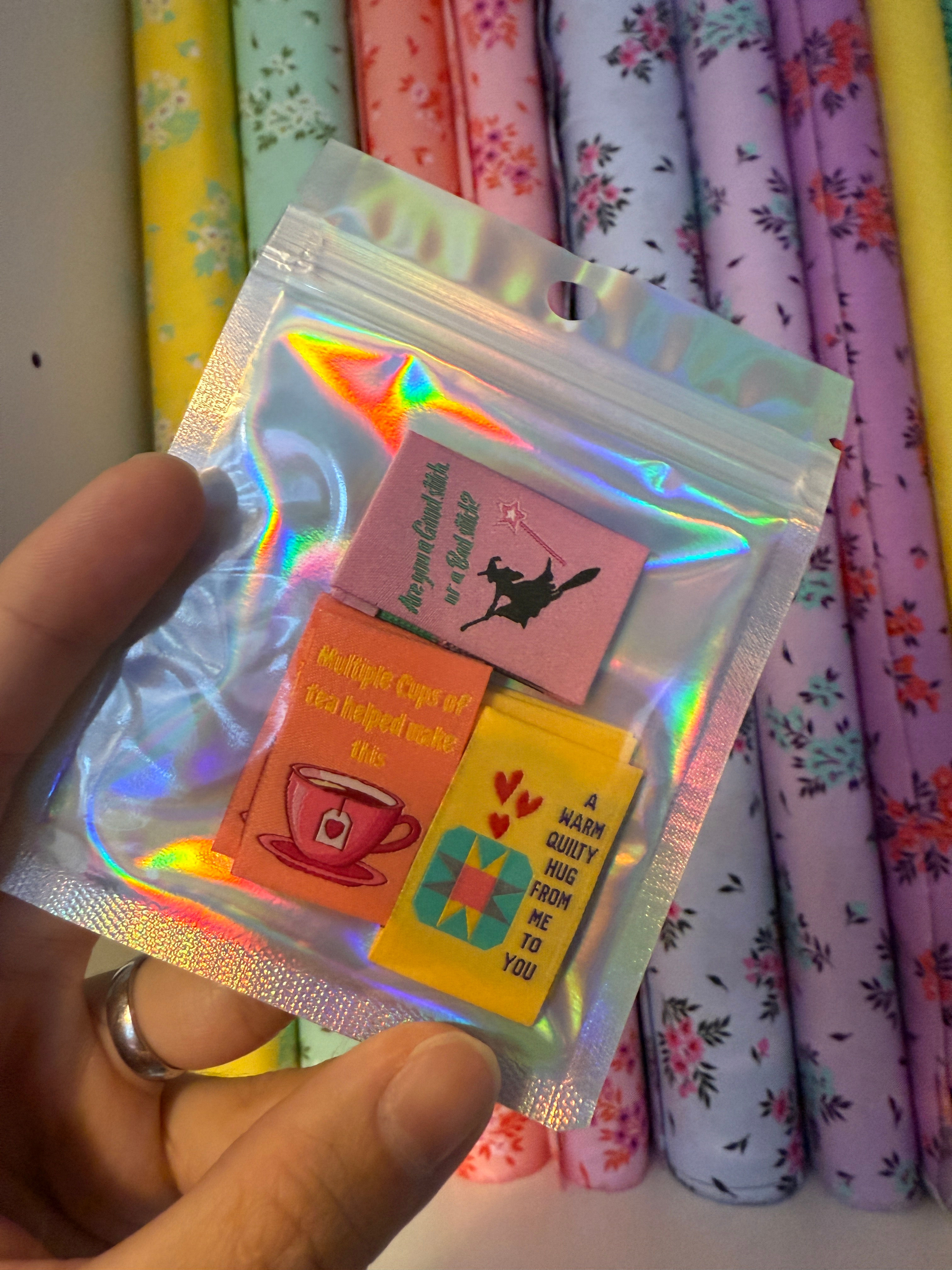 Adam Sews Labels *Tea Time* 6 Pack