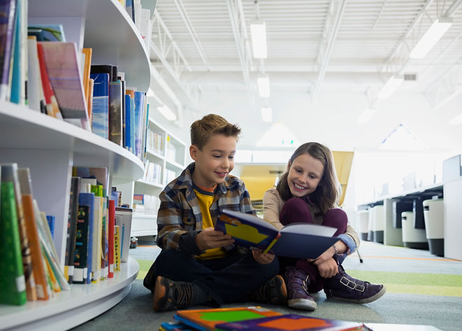 Teenagers in Library