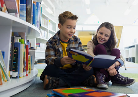 Teenagers in Library