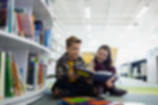 Teenagers in Library