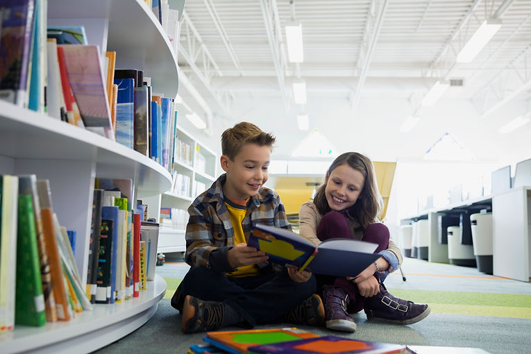 Teenagers in Library