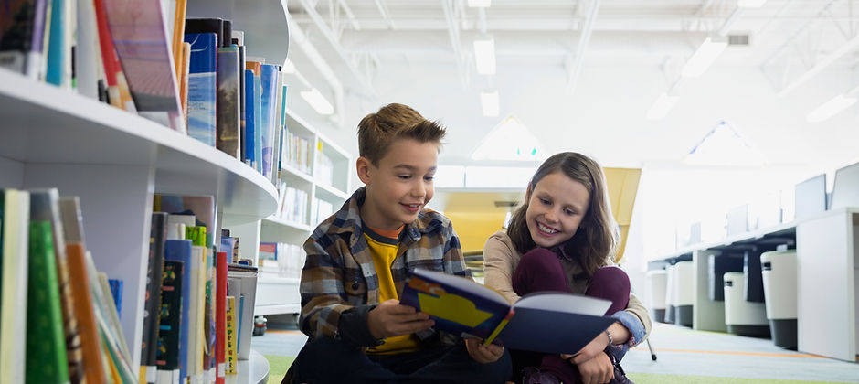 Teenagers in Library