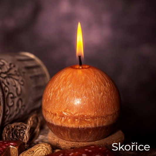 Miniatura: vonná svíčka skořice