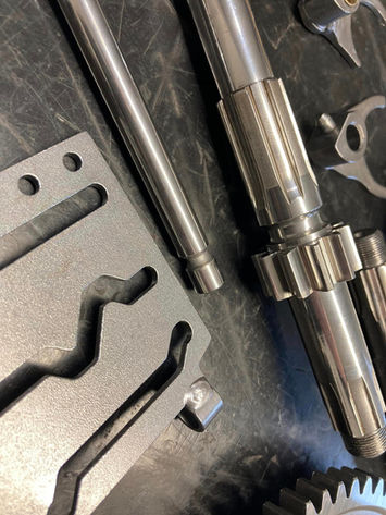 Vintage MX CZ 250 gearbox components Super finished
