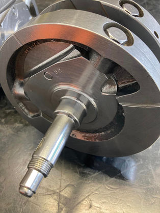 BSA Crankshaft restoration by Super Finishing 