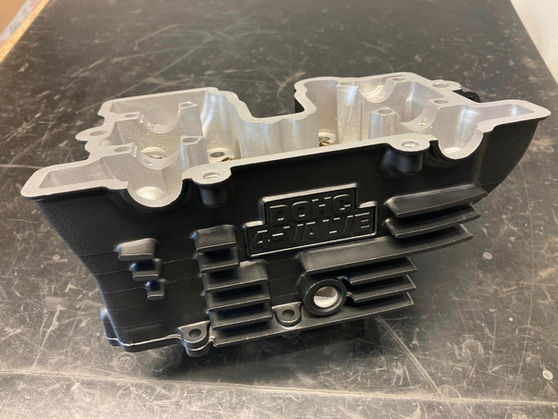 Vapour blast and Cerakote finished custom build Kawasaki klr 250