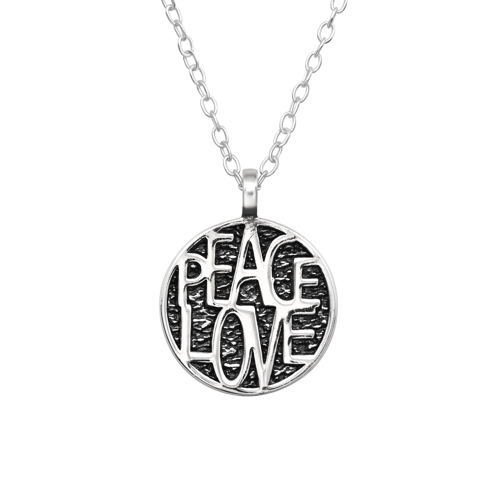 Peace & Love  Necklace