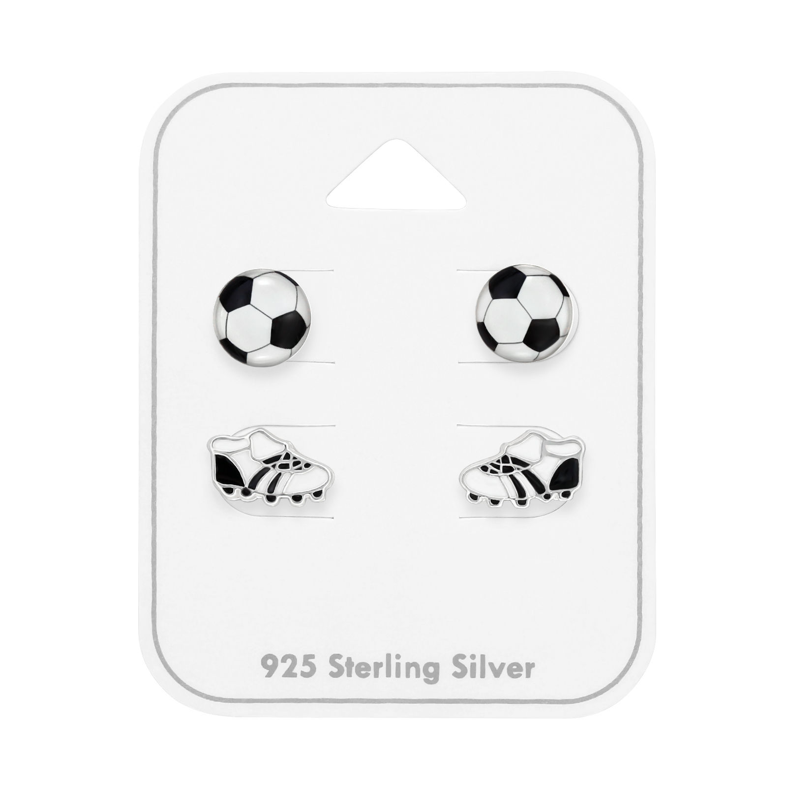 World cup multi pack  Sterling Silver Ear Studs