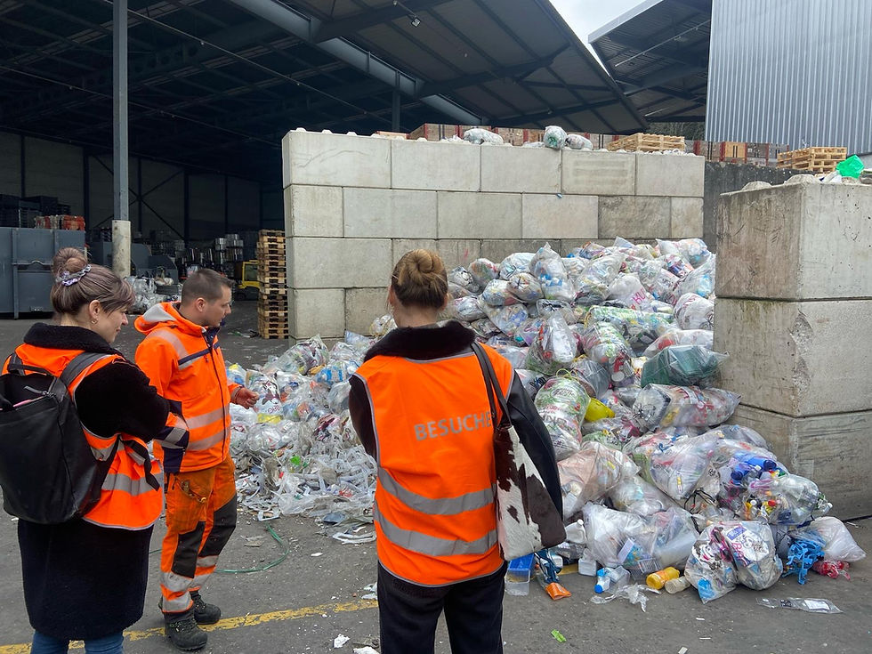 Sammelstelle für Recycling-Bags