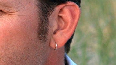 Father of middle schoolers afraid he pierced “Gay Ear”