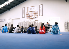 Sitting down to learn about weapons