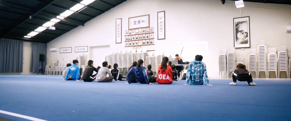 Sitting down to learn about weapons