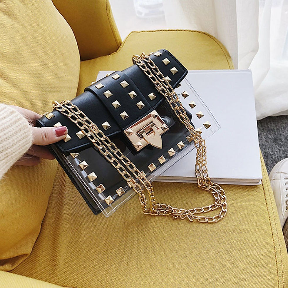 Miniature : Betty Shoulder Bag -Clear/Black