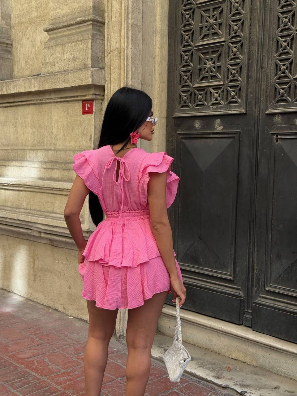 Miniature : Celeste Ruffle Tiered Mini Dress - 1205