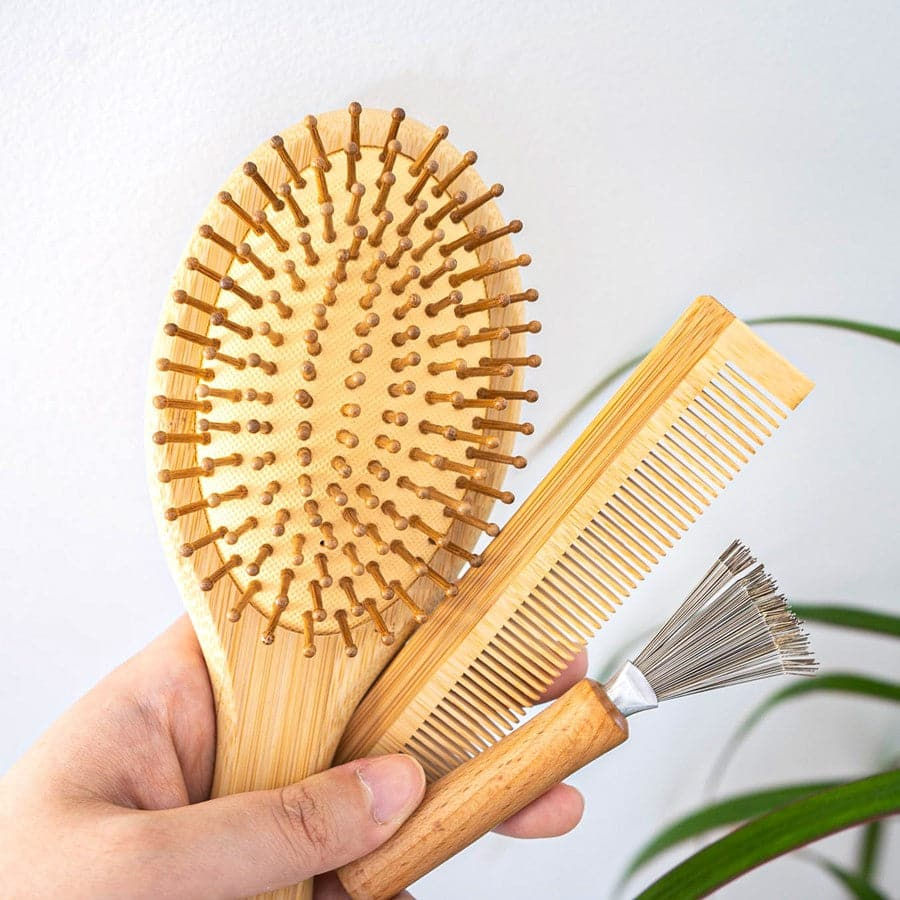 Miniature : All-in-one Bamboo Hair Brush Set