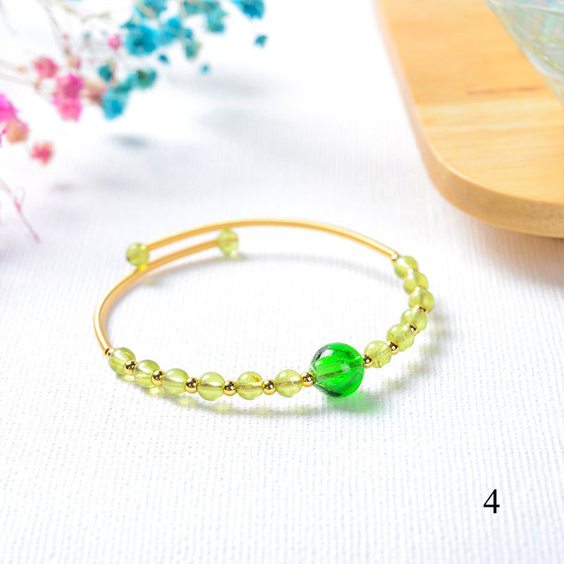 Миниатюра: Murano Glass Bead Bracelet | Essential Oil Diffuser Jewelry | Diffusing on the g