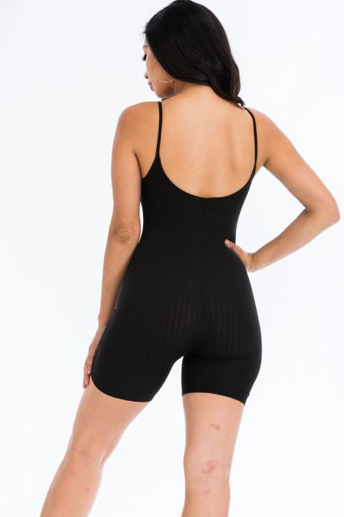 Miniature : Ribbed Bodycon Romper (CAPELLA)