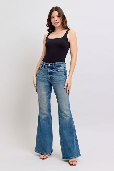Miniatura: Judy Blue MR Tummy Control Vintage Wash Jeans