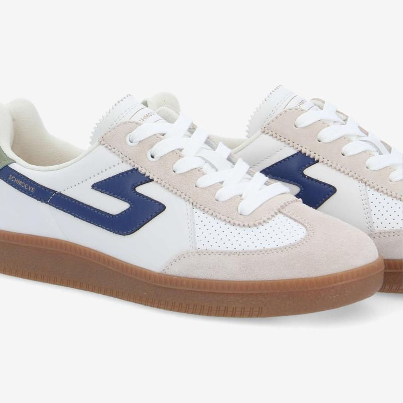 Miniature : SHEFFIELD JOGGER NAPPA Blanc Bleu Marine