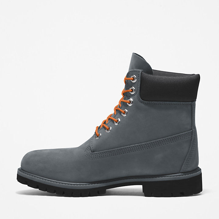 Miniature : 6-INCH TIMBERLAND PREMIUM GRIS-ORANGE