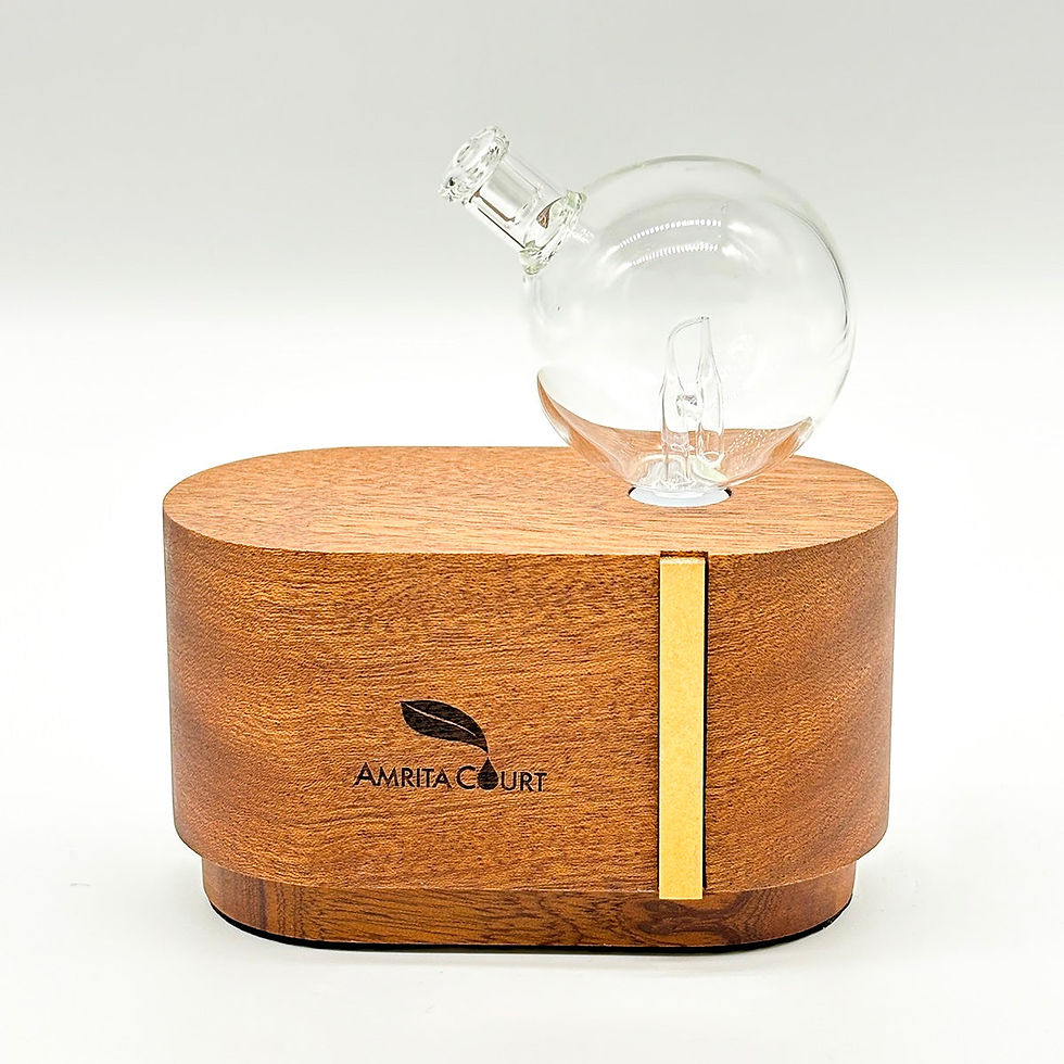 Portable Mini Orb Diffuser Redwood | Waterless Aroma Diffuser | No Plastics Esse